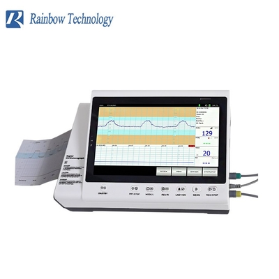 3 parametry Twins CTG Urządzenie do kardiotokografii płodu z monitorem tętna z drukarką